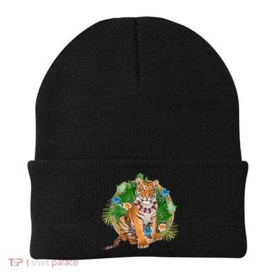 Tropical Tiger Vacation Beanie