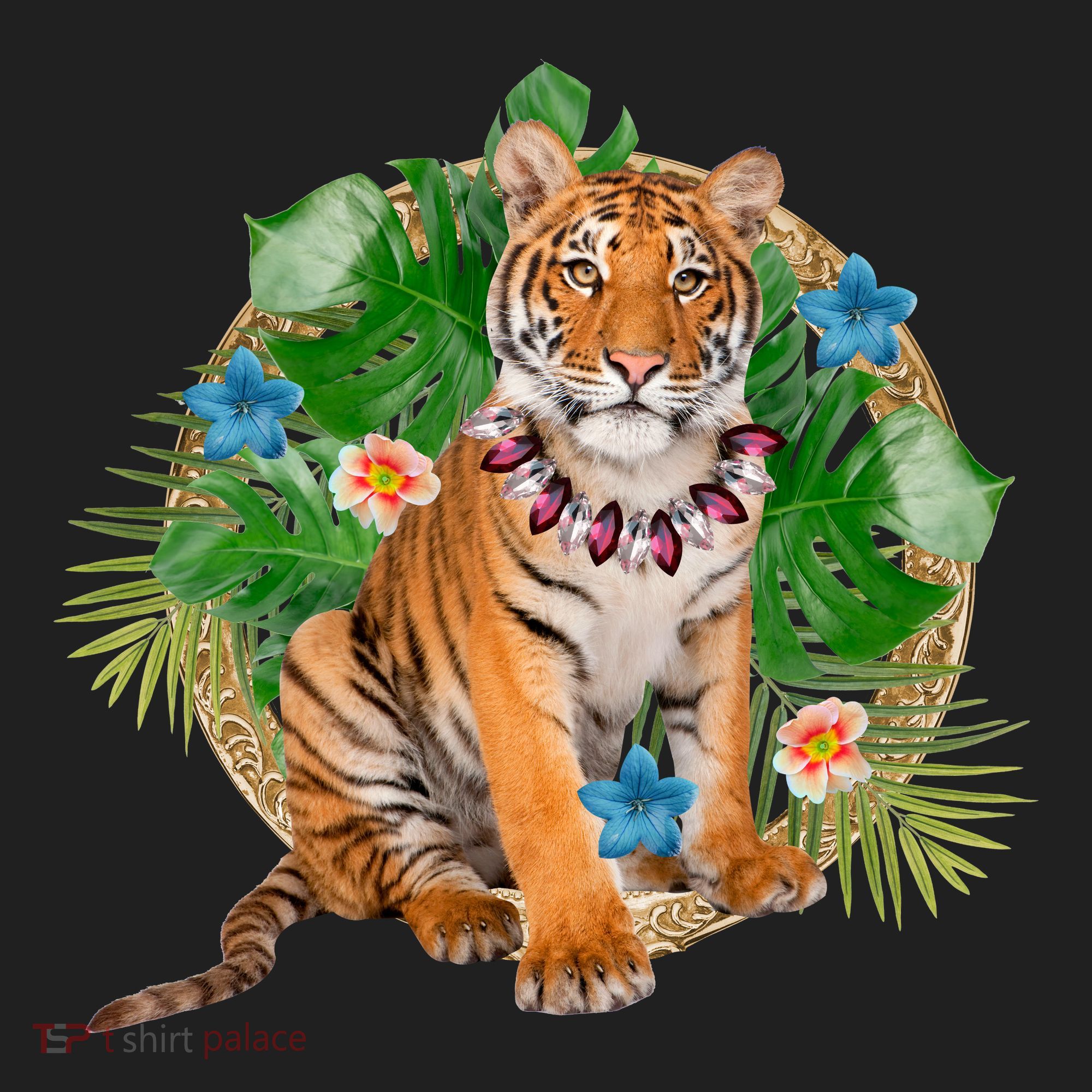 Tropical Tiger Vacation Tumbler