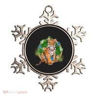 Tropical Tiger Vacation Ornament thumb 0