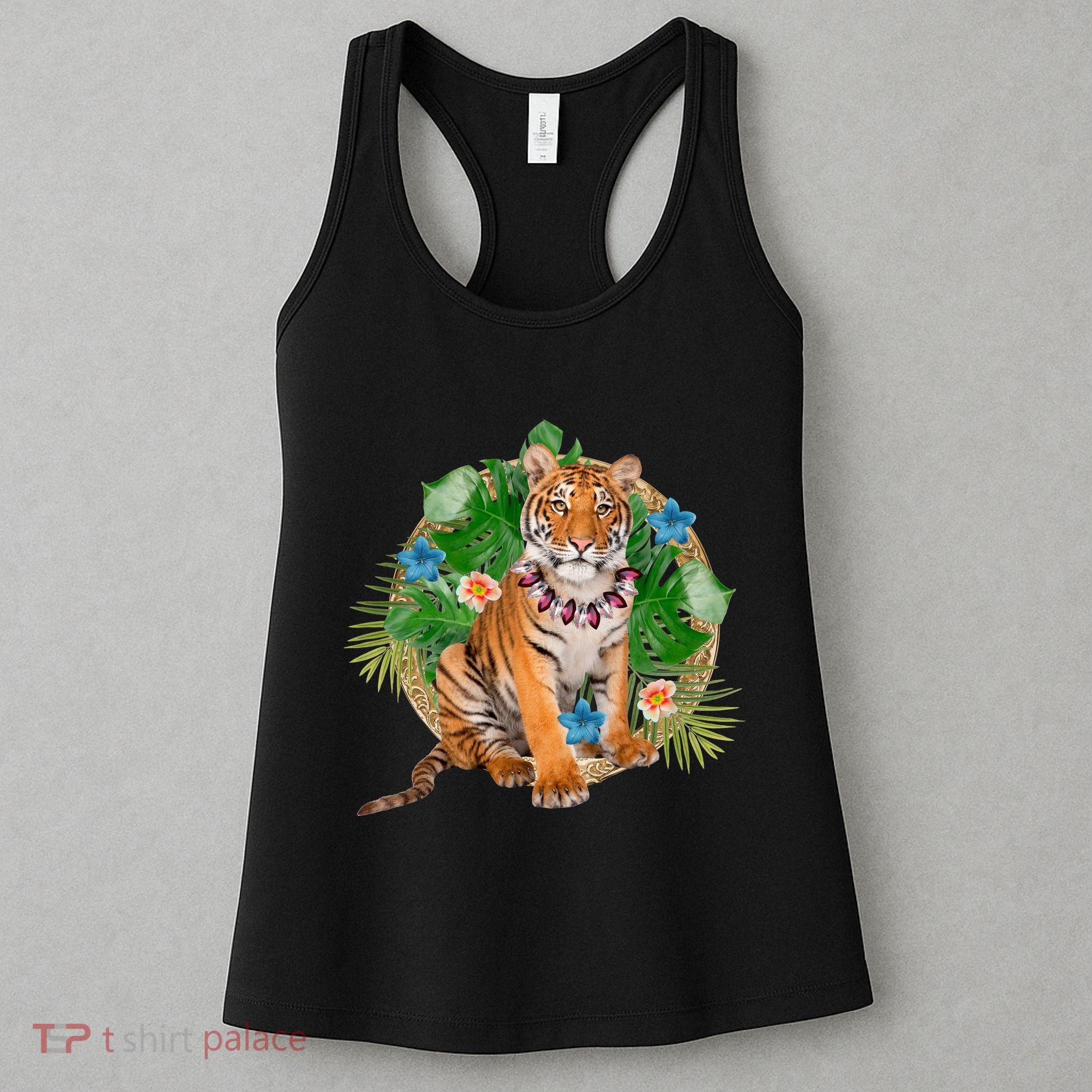 Tropical Tiger Vacation Women's Tank Top