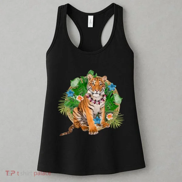 Tropical Tiger Vacation Women's Tank Top