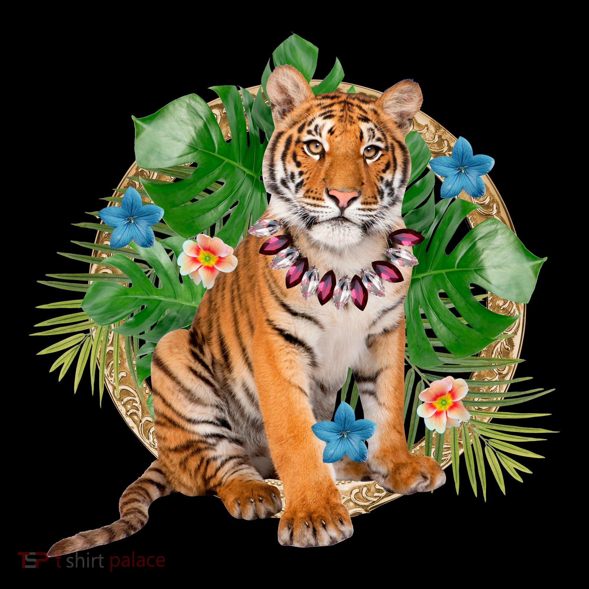 Tropical Tiger Vacation Women's Tank Top