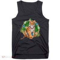 Tropical Tiger Vacation Tank Top thumb 0