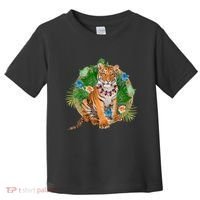 Tropical Tiger Vacation Toddler T-Shirt thumb 0