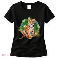 Tropical Tiger Vacation Women's T-Shirt thumb 0