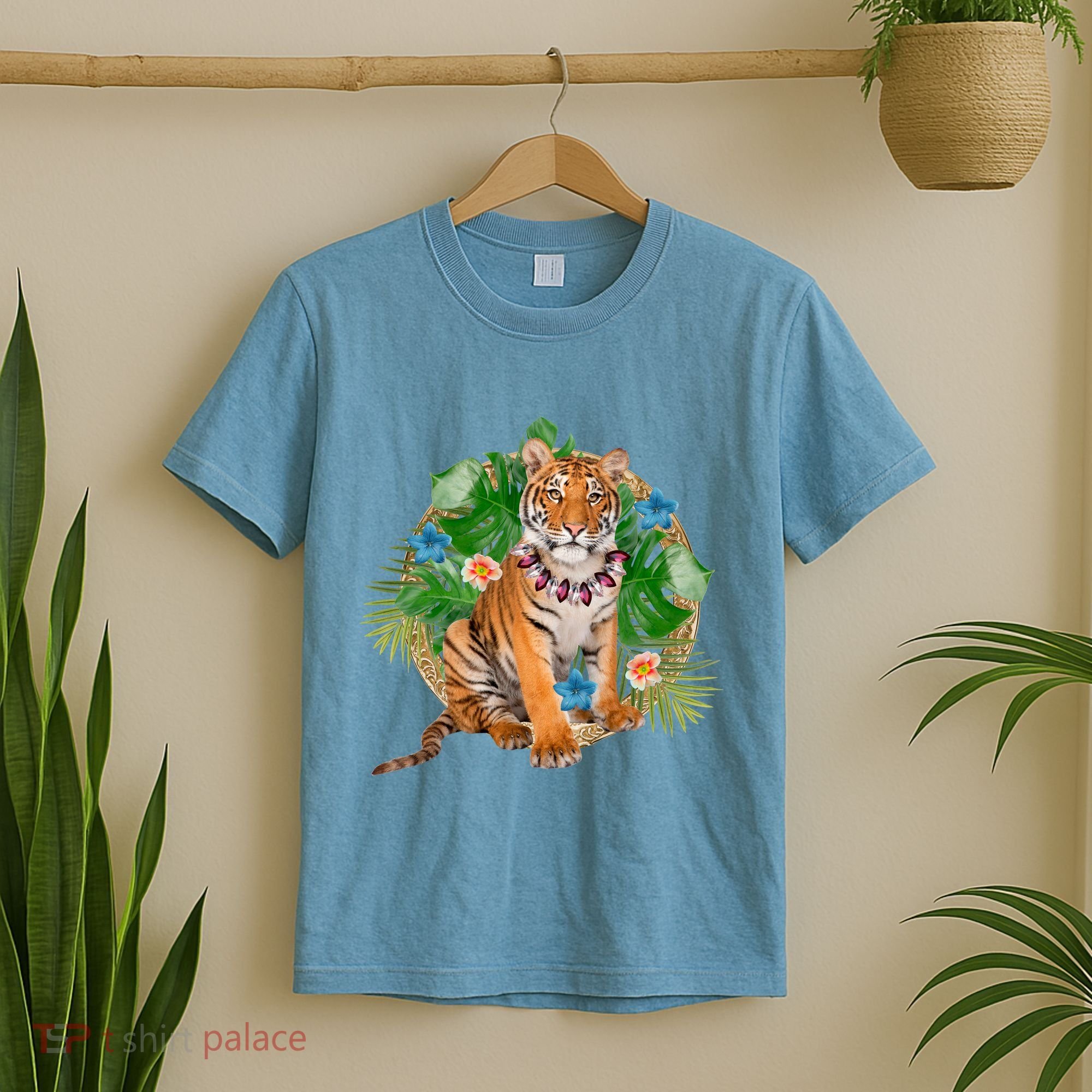 Tropical Tiger Vacation T-Shirt