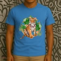 Tropical Tiger Vacation T-Shirt thumb 3