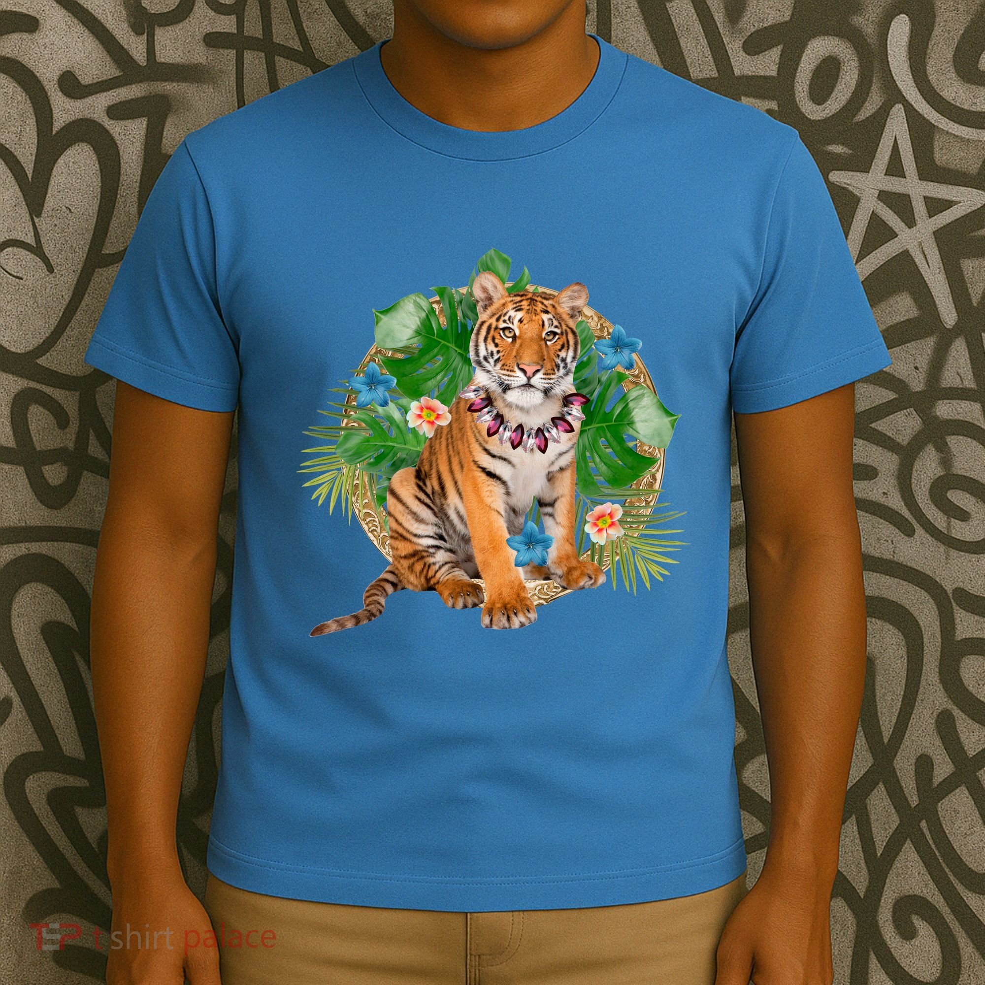 Tropical Tiger Vacation T-Shirt