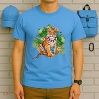 Tropical Tiger Vacation T-Shirt thumb 5