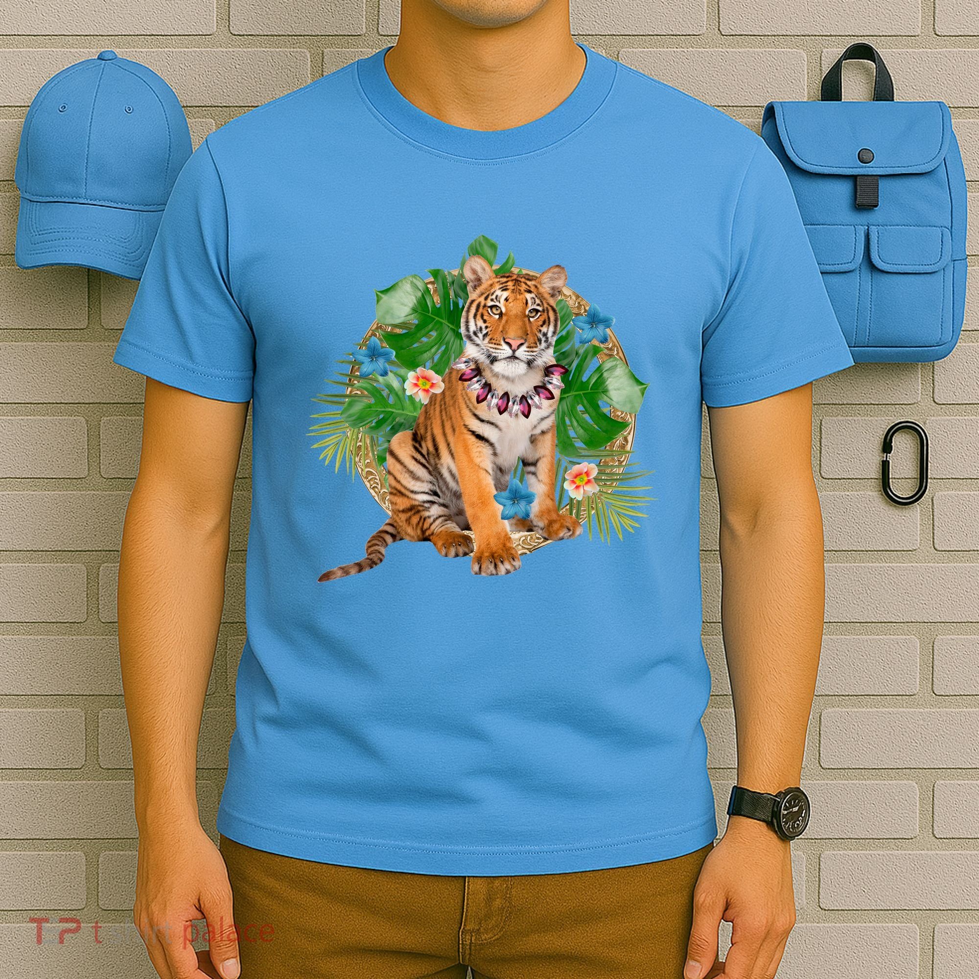 Tropical Tiger Vacation T-Shirt