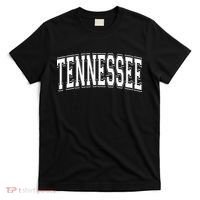 Tennessee TN Vintage Style White Text T-Shirt thumb 0