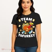 Team Tofurkey Vegan Tofu Thanksgiving Women's T-Shirt thumb 4