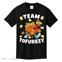 Team Tofurkey Vegan Tofu Thanksgiving Kids T-Shirt thumb 0