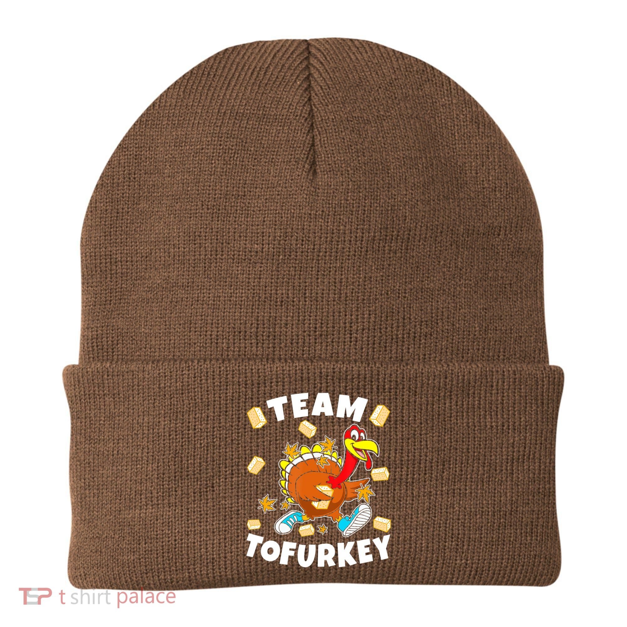 Team Tofurkey Vegan Tofu Thanksgiving Beanie
