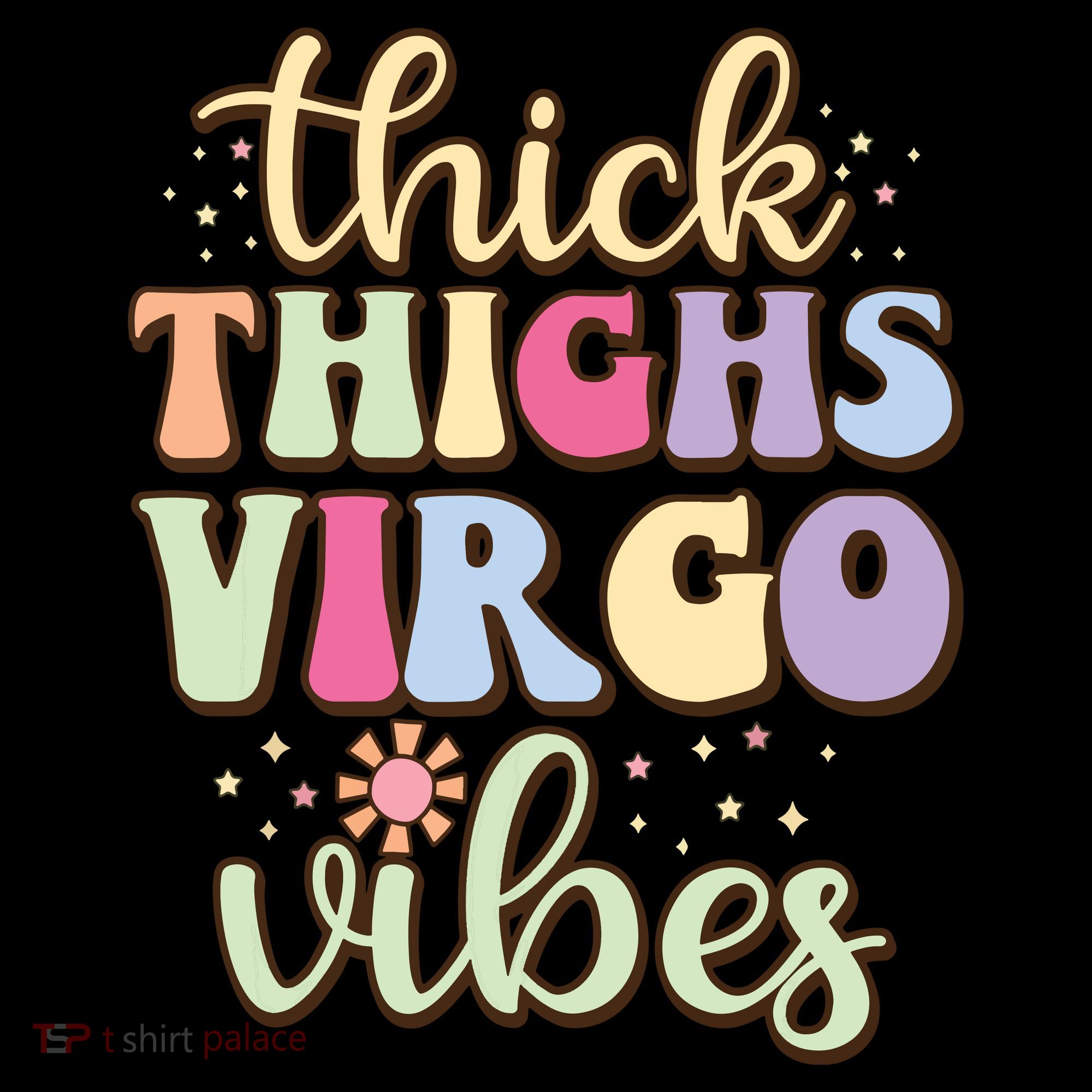 Thick Thighs Virgo Vibes August September Birthday Virgo Coffee Mug