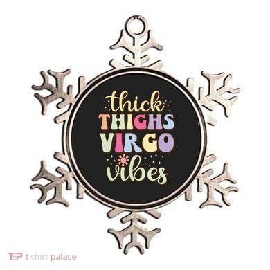 Thick Thighs Virgo Vibes August September Birthday Virgo Ornament
