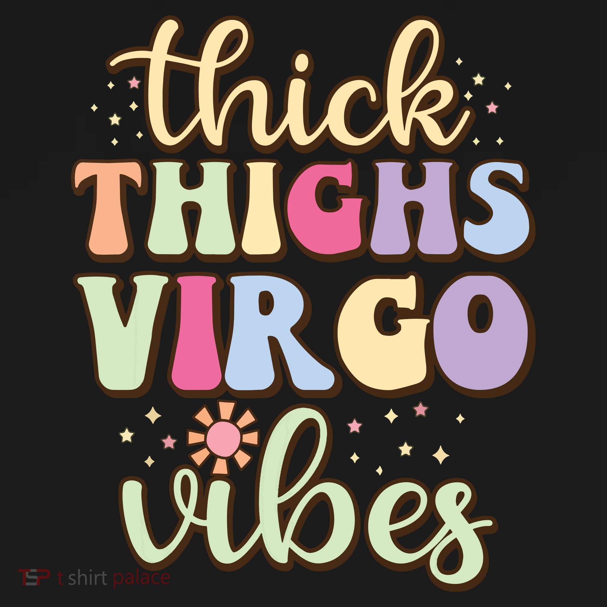 Thick Thighs Virgo Vibes August September Birthday Virgo Women's Tank Top