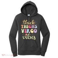 Thick Thighs Virgo Vibes August September Birthday Virgo Women's Hoodie thumb 0