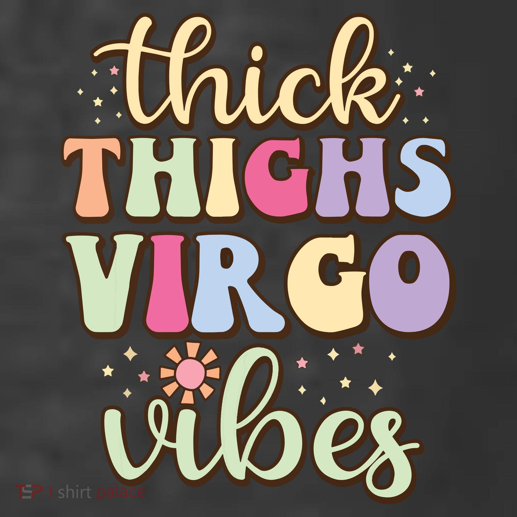 Thick Thighs Virgo Vibes August September Birthday Virgo Women's Hoodie
