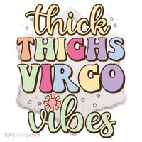 Thick Thighs Virgo Vibes August September Birthday Virgo Ceramic Ornament thumb 2