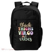 Thick Thighs Virgo Vibes August September Birthday Virgo Gift Backpack thumb 0