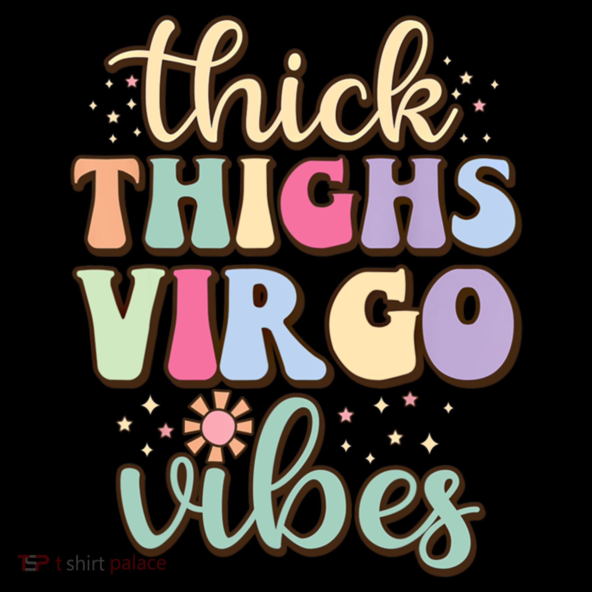 Thick Thighs Virgo Vibes August September Birthday Virgo Gift Coffee Mug