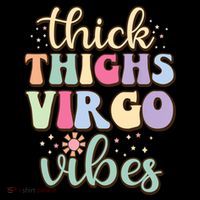 Thick Thighs Virgo Vibes August September Birthday Virgo Gift Women's Hoodie thumb 2