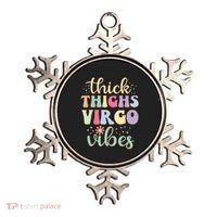 Thick Thighs Virgo Vibes August September Birthday Virgo Gift Ornament thumb 0