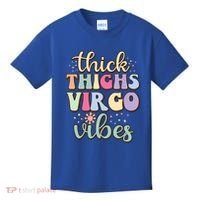 Thick Thighs Virgo Vibes August September Birthday Virgo Gift Kids T-Shirt thumb 0