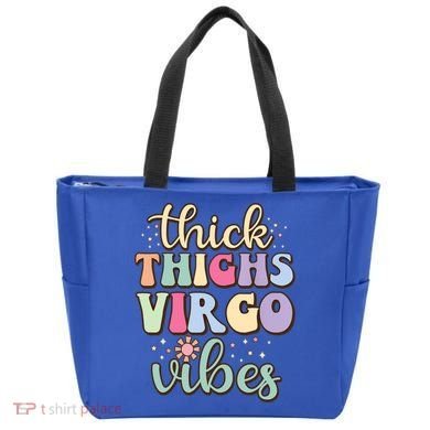 Thick Thighs Virgo Vibes August September Birthday Virgo Gift Tote Bag
