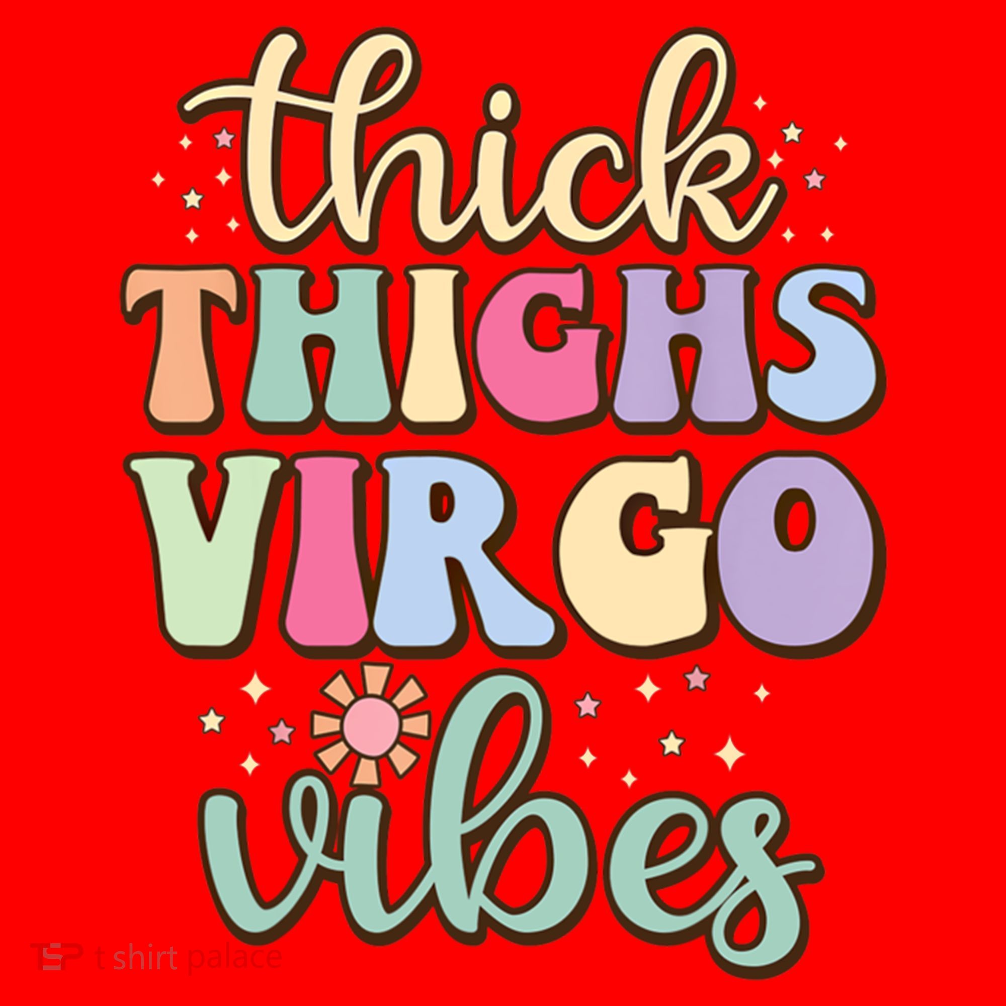 Thick Thighs Virgo Vibes August September Birthday Virgo Gift Santa Hat