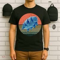 Tardigrade T Vintage Retro Microbiology Gift Water Bear T-Shirt thumb 6
