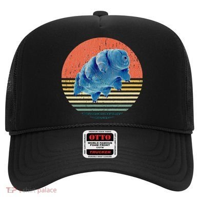 Tardigrade T Vintage Retro Microbiology Gift Water Bear Hat