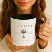 Tini Time Vodka Espresso Coffee Liqueur Espresso Martini Coffee Mug thumb 3