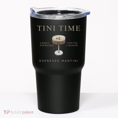Tini Time Vodka Espresso Coffee Liqueur Espresso Martini Tumbler