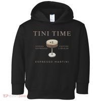 Tini Time Vodka Espresso Coffee Liqueur Espresso Martini Toddler Hoodie thumb 0