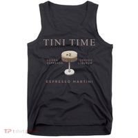 Tini Time Vodka Espresso Coffee Liqueur Espresso Martini Tank Top thumb 0