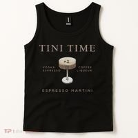 Tini Time Vodka Espresso Coffee Liqueur Espresso Martini Tank Top thumb 2