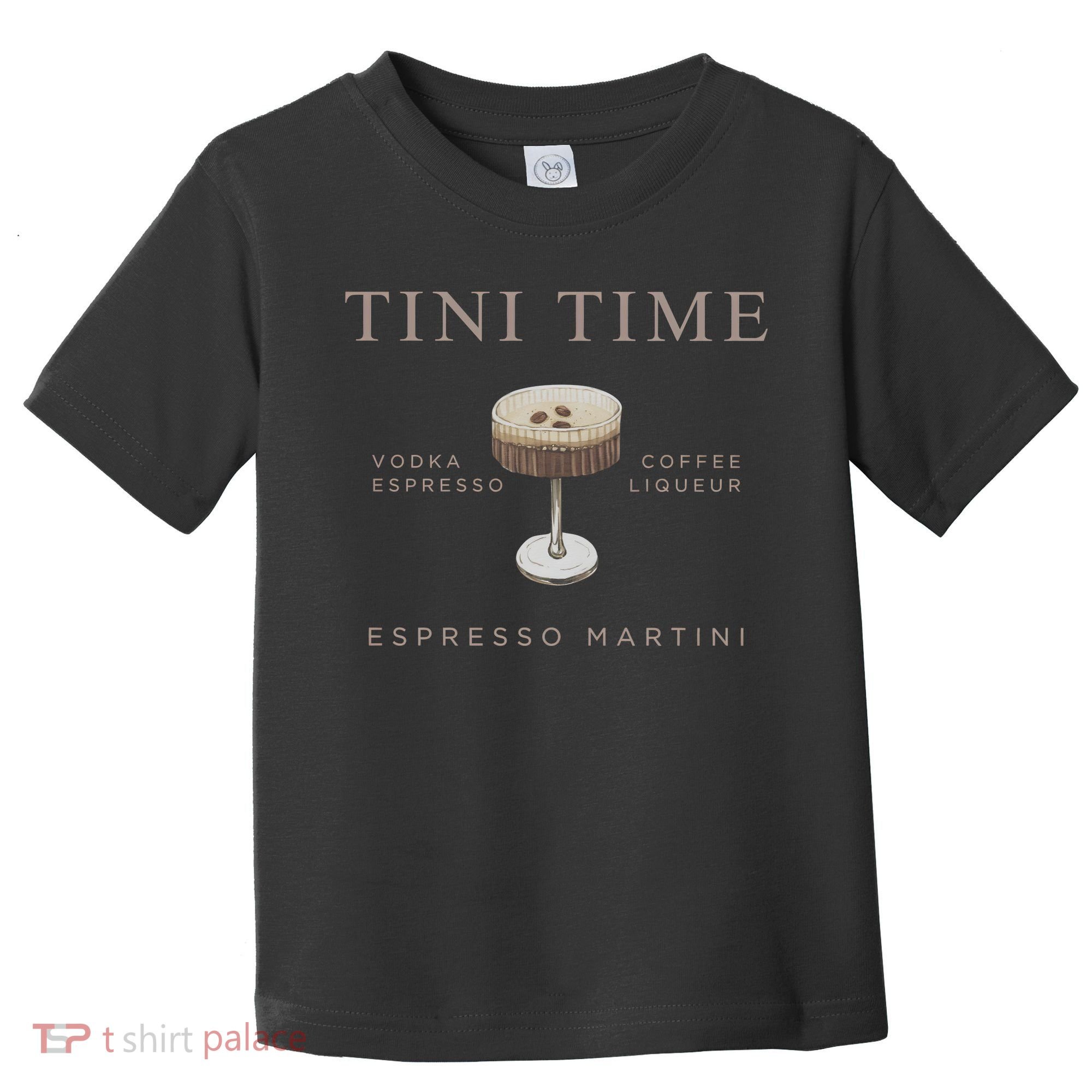 Tini Time Vodka Espresso Coffee Liqueur Espresso Martini Toddler T-Shirt