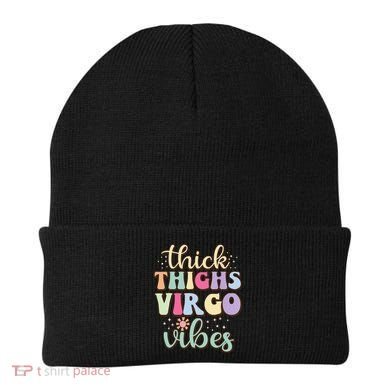 Thick Thighs Virgo Vibes August September birthday Virgo Beanie