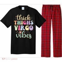Thick Thighs Virgo Vibes August September birthday Virgo Pajama Set thumb 0