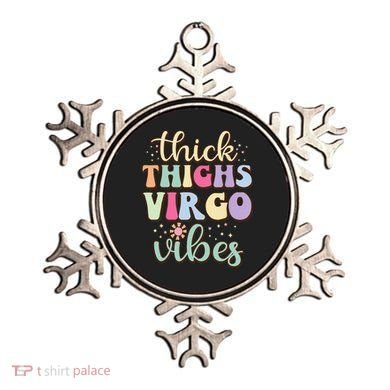Thick Thighs Virgo Vibes August September birthday Virgo Ornament