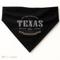 Texas Tx Vacation Souvenir USA-Made Doggie Bandana thumb 0