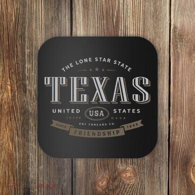 Texas Tx Vacation Souvenir Coaster