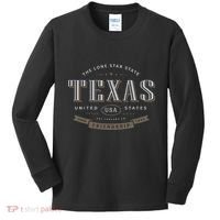 Texas Tx Vacation Souvenir Kids Long Sleeve Shirt thumb 0