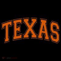 Texas Tx Varsity Style Orange Text Women's Hoodie thumb 2