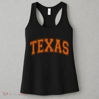Texas Tx Varsity Style Orange Text Women's Tank Top thumb 3