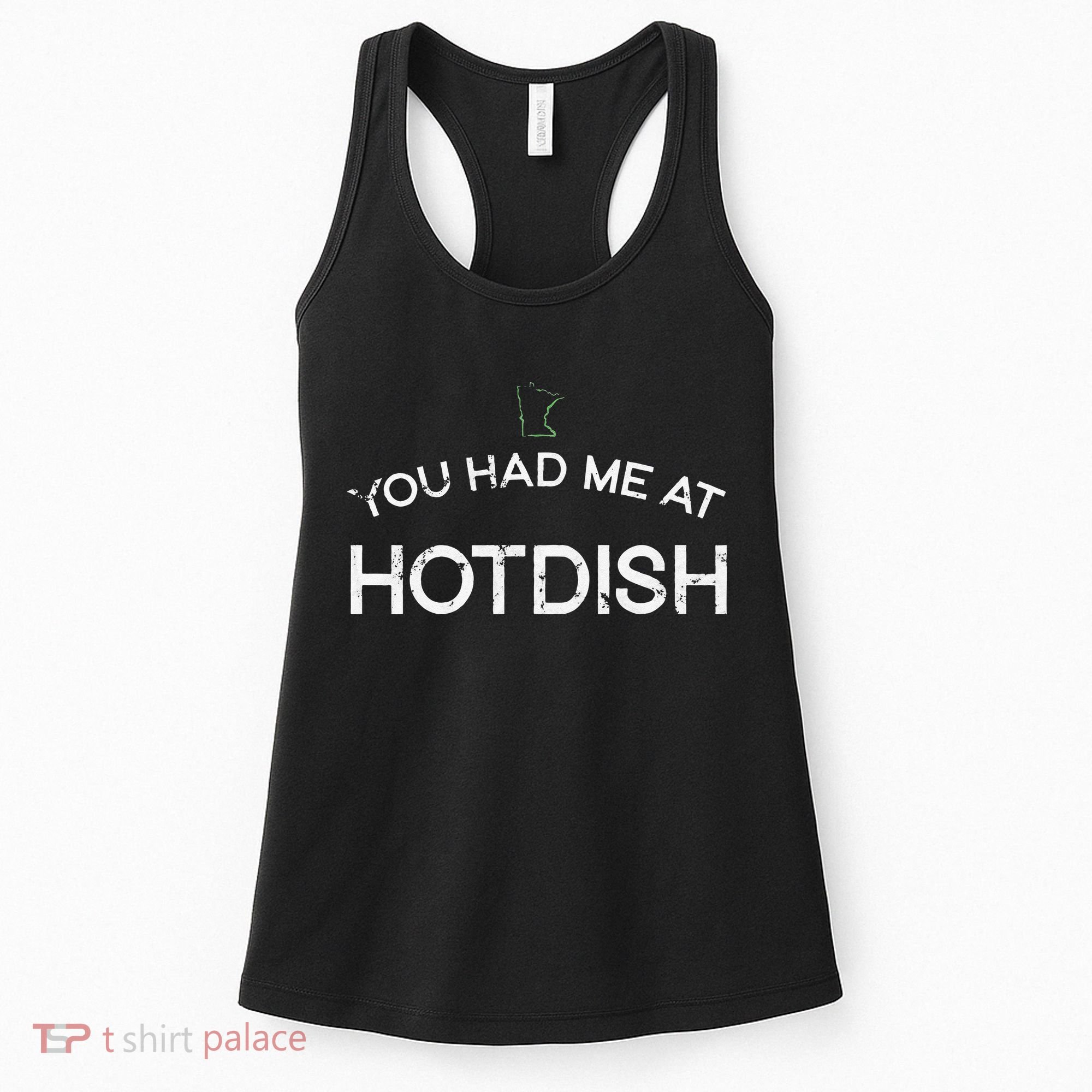 Tater Tot Wild Rice Mushroom Soup Minnesota Midwest Hotdish Women's Tank Top