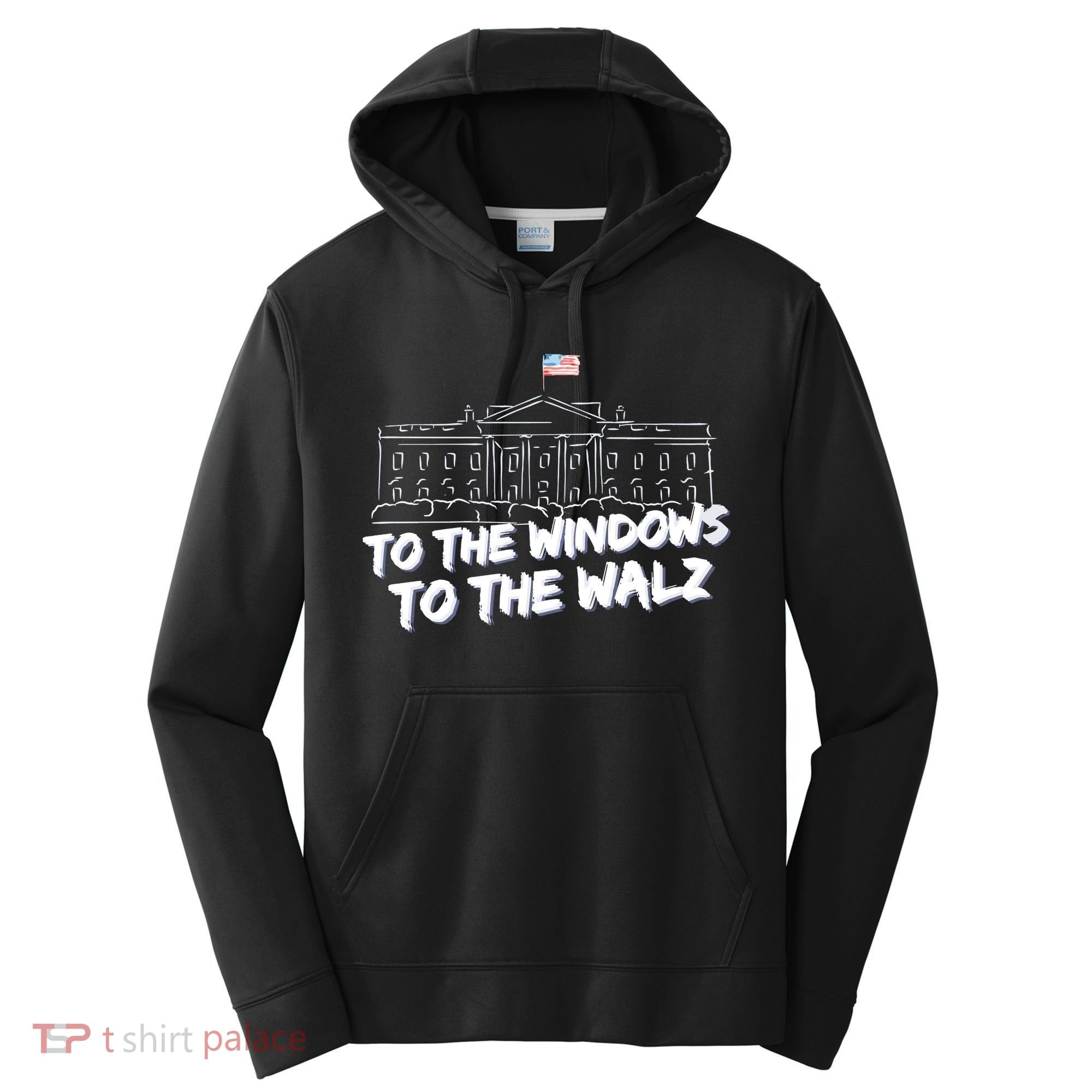 To The Windows To The Walz From The Windows To The Walz Tim Walz Performance Fleece Hoodie