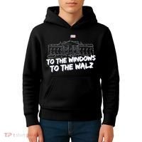 To The Windows To The Walz From The Windows To The Walz Tim Walz Kids Hoodie thumb 4